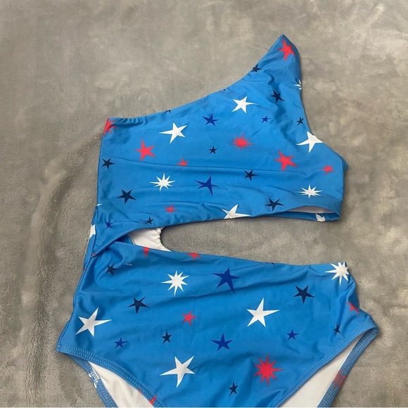 New! Beach Riot Celine Cutout One-Shoulder One-Piece Swimsuit 24493 - Picture 3 of 8